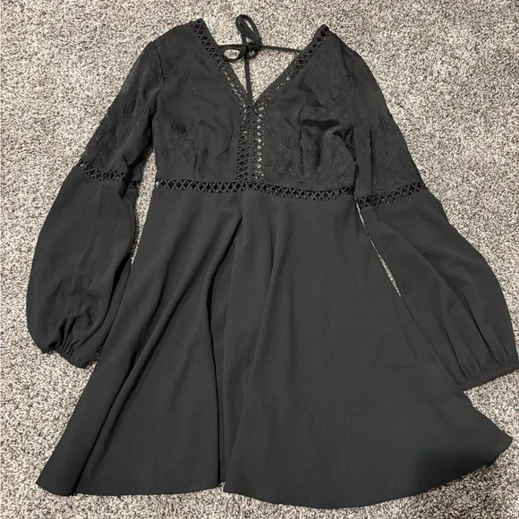 Shein Dresses | Shein Black Long Sleeve Dress | Color: Black | Size: M | Kirstensara's Closet Shein Dresses | Shein Black Long Sleeve Dress | Color: Black | Size: M | Kirstensara's Closet